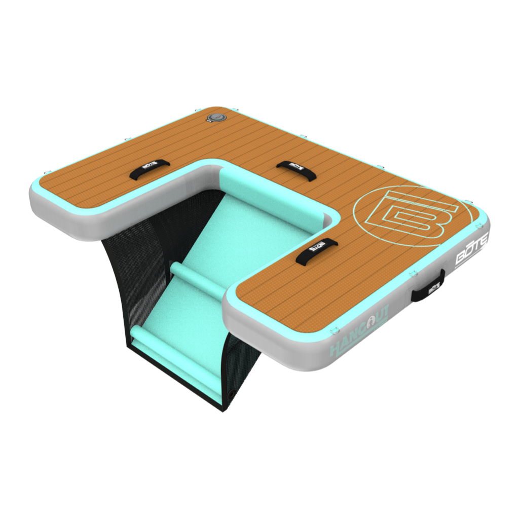 Front angled view of the Inflatable Hangout Ladder Classic