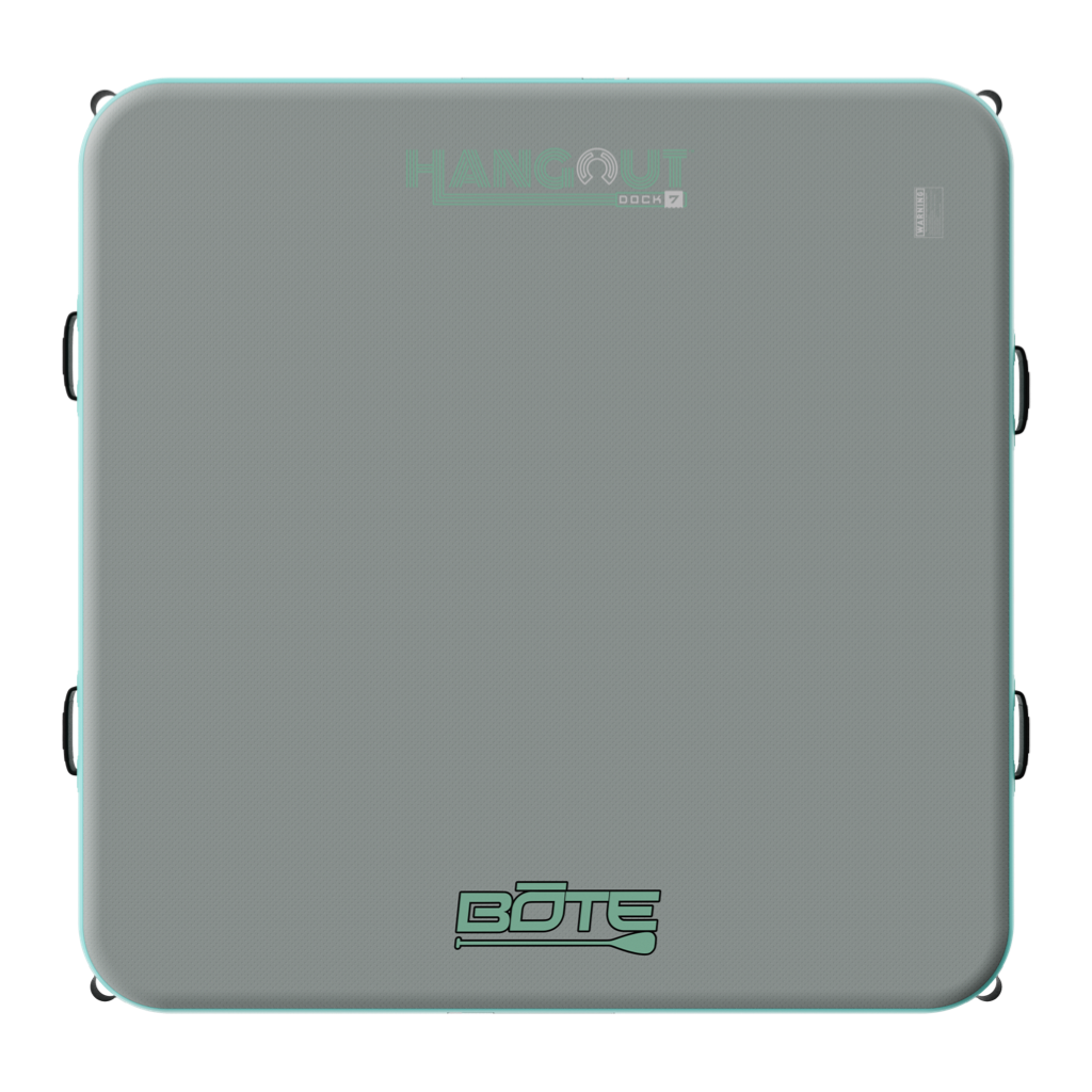Bottom view of the Inflatable Dock 7 Classic