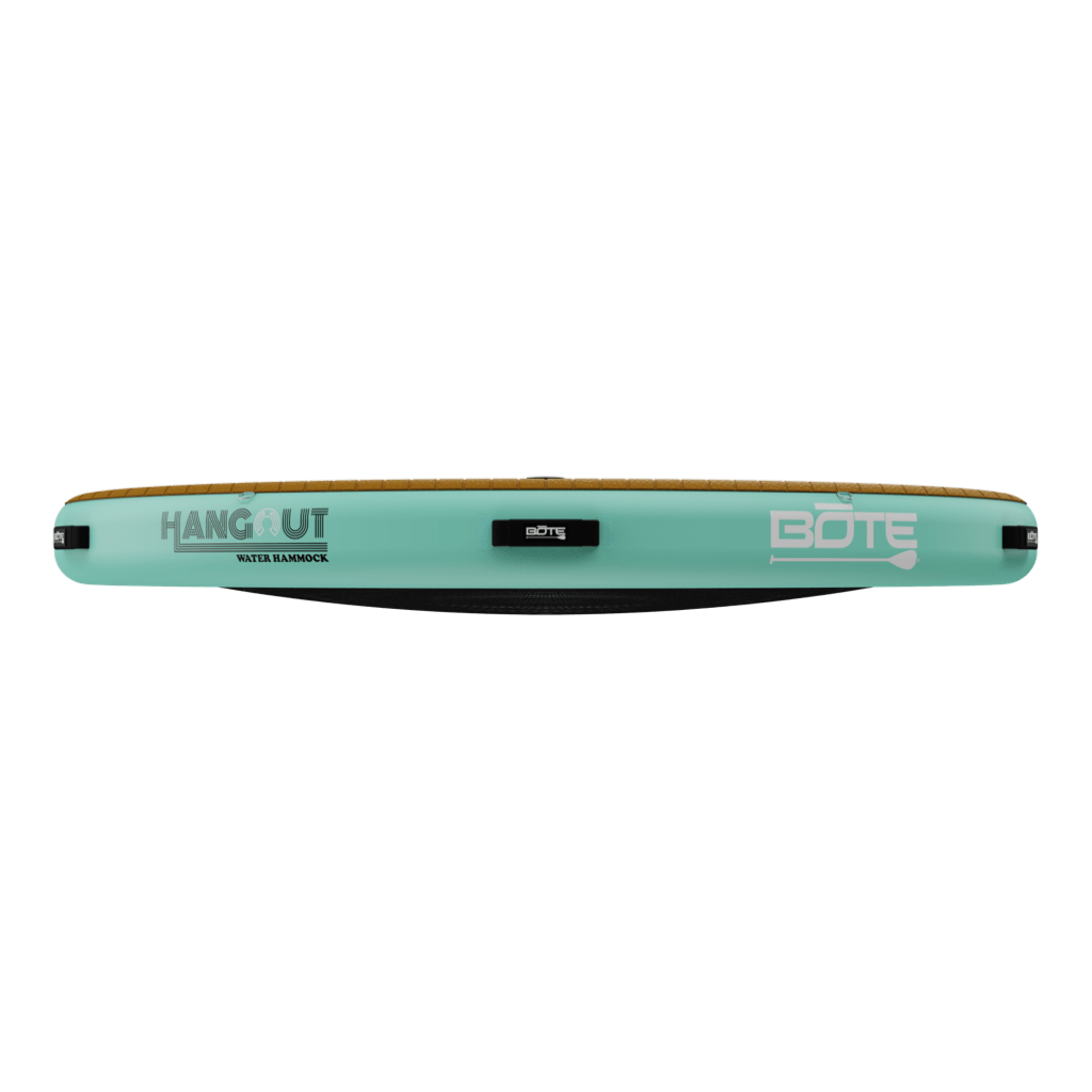 Side view of the Inflatable Hangout Water Hammock 7 Classic