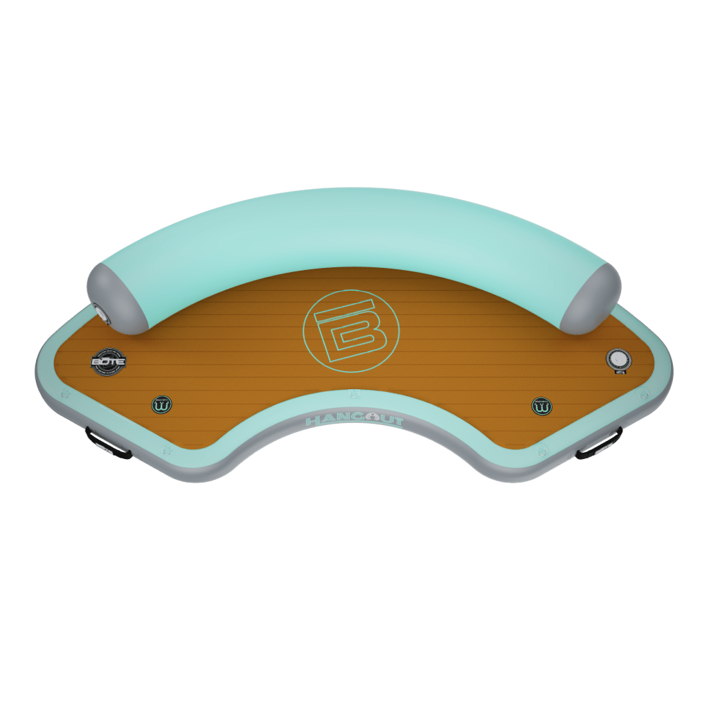 Top view of the Inflatable Dock Hangout 120 Classic