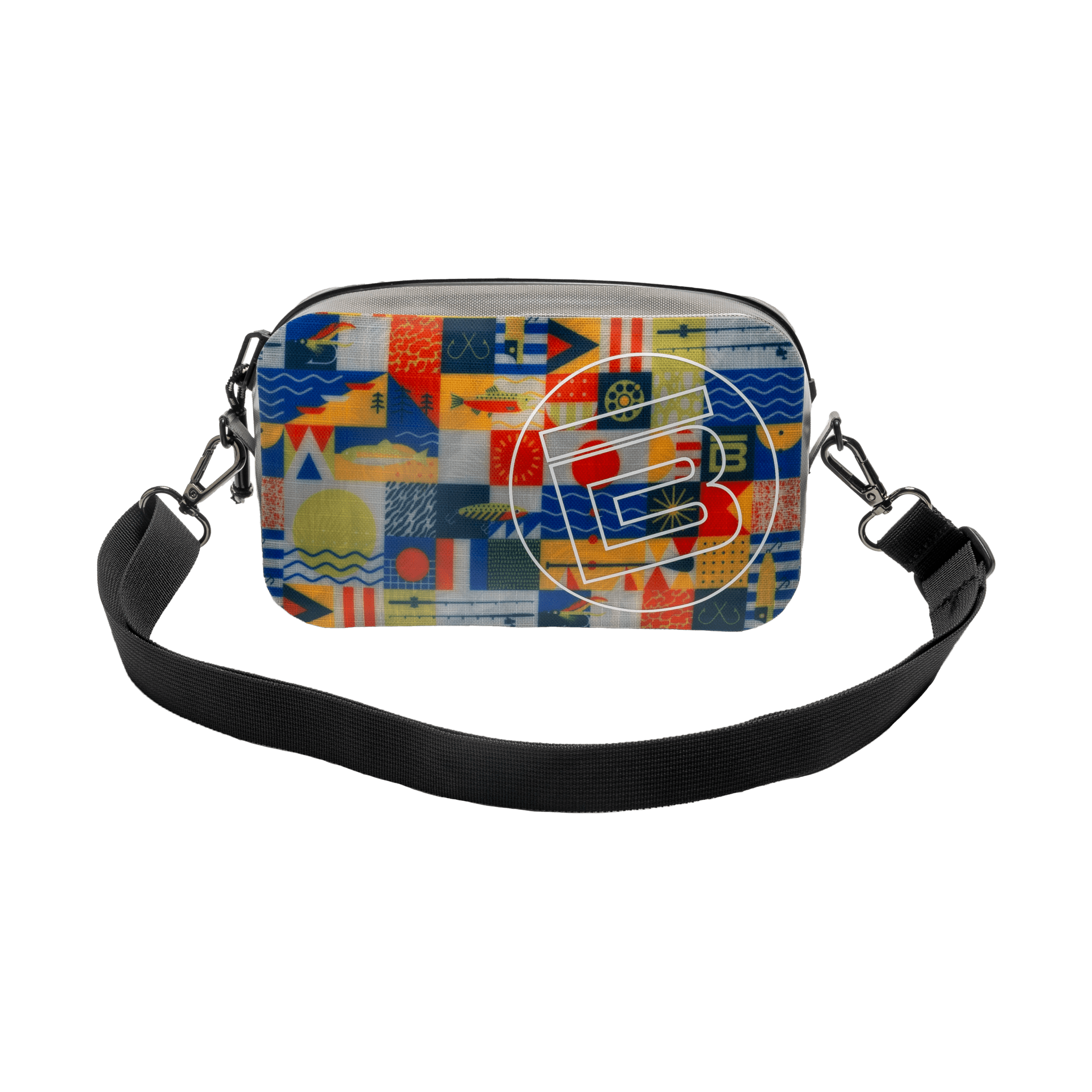 Front view of the Highwater Hitchhiker XL Fischer Topwater with strap