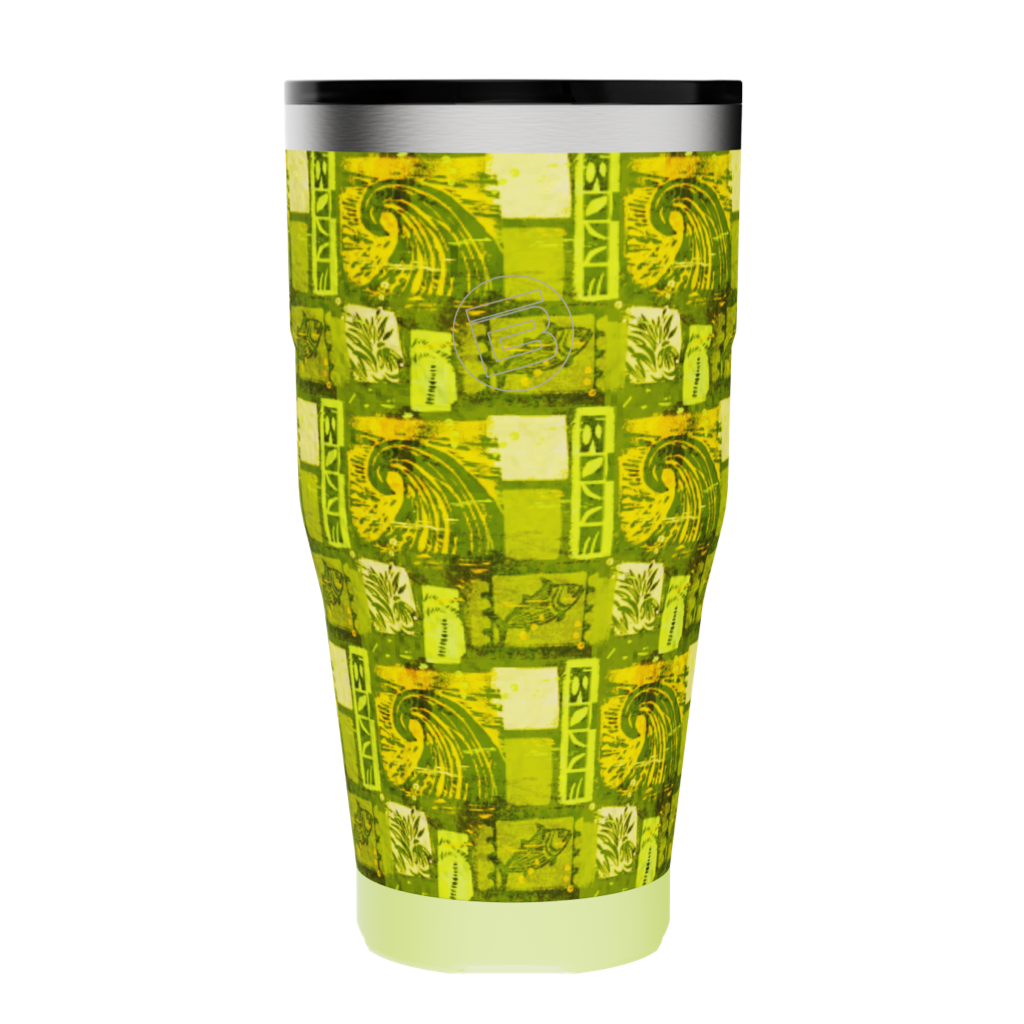 Straight-on view of MAGNETumbler 32oz Native Nalu.