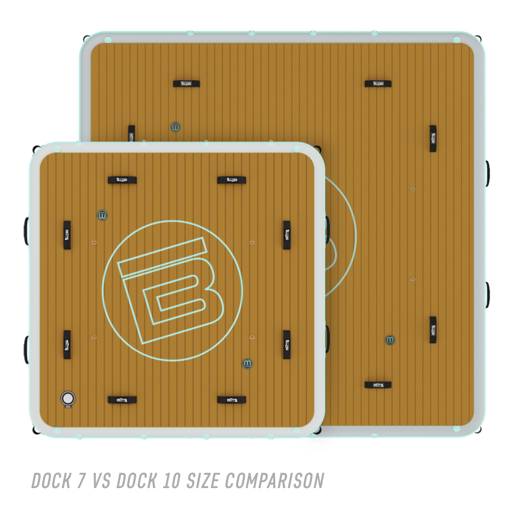 Dock 7 vs Dock 10 size comparison