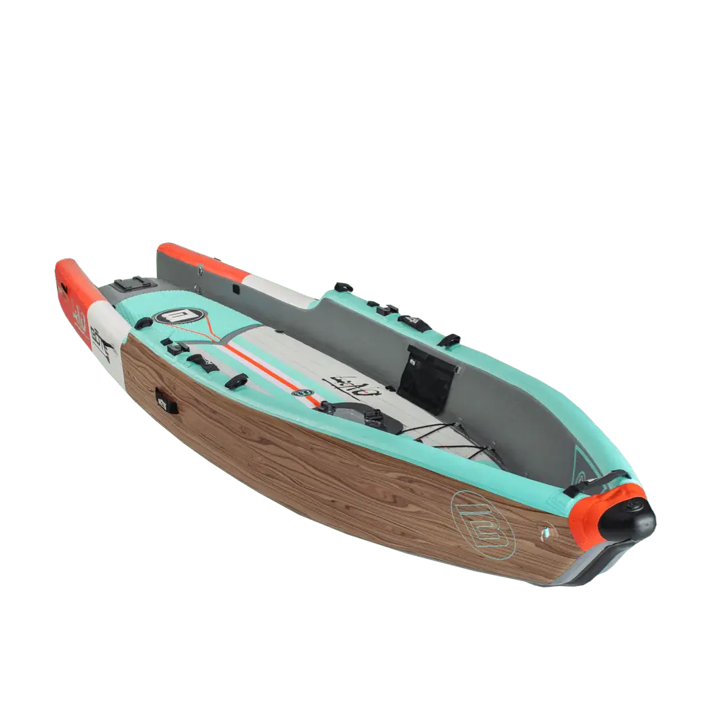 LONO Aero 12′6″ Classic Cypress Inflatable Kayak Bote