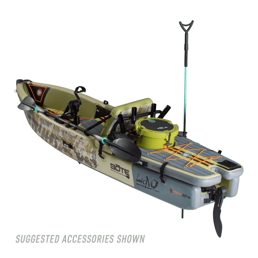 LONO Aero 12′6″ Verge Camo Inflatable Kayak Bote