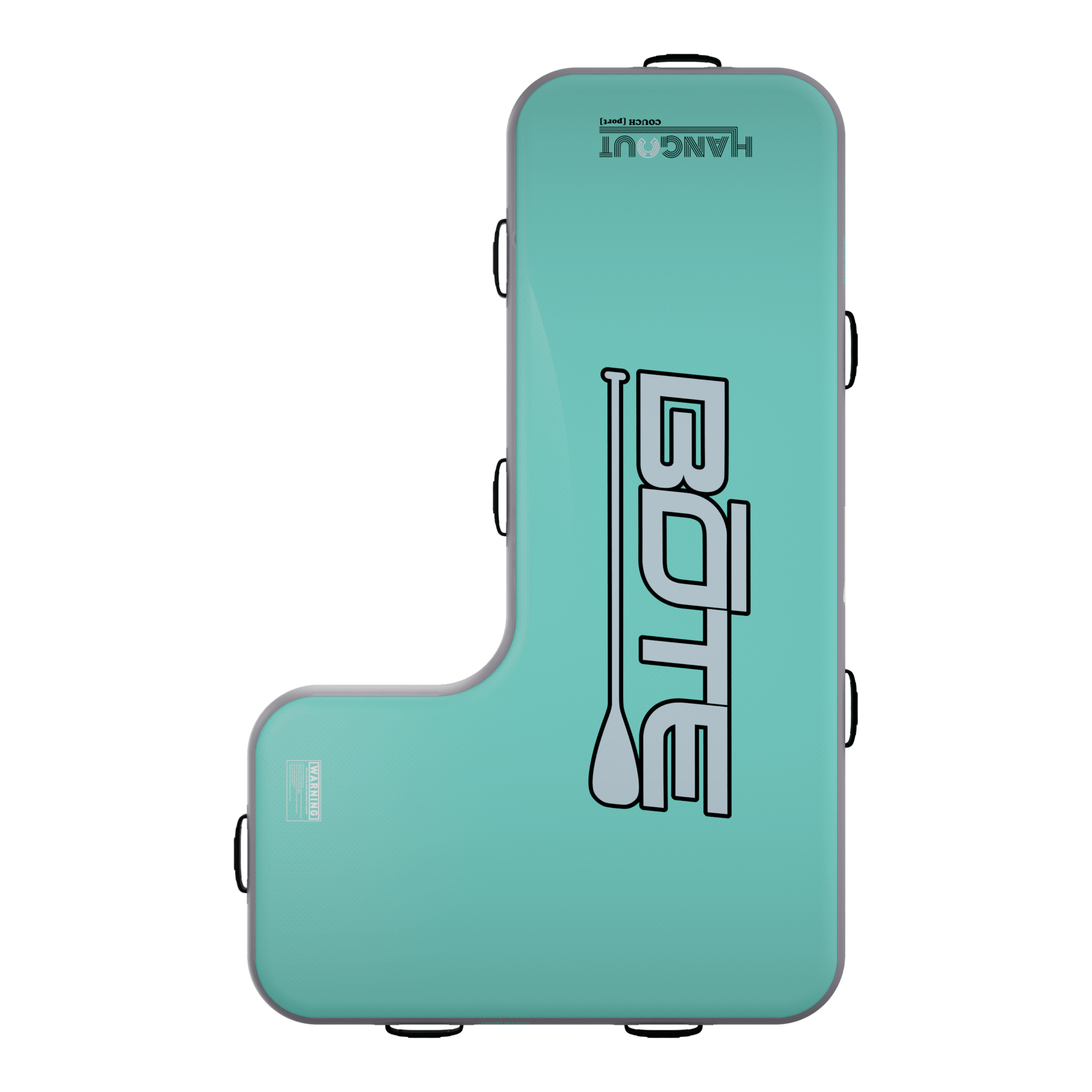 Bottom view of the Inflatable Dock Hangout Couch [Port] Classic