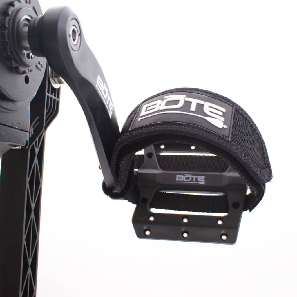 Closeup of a pedal on the APEX Pedal Drive