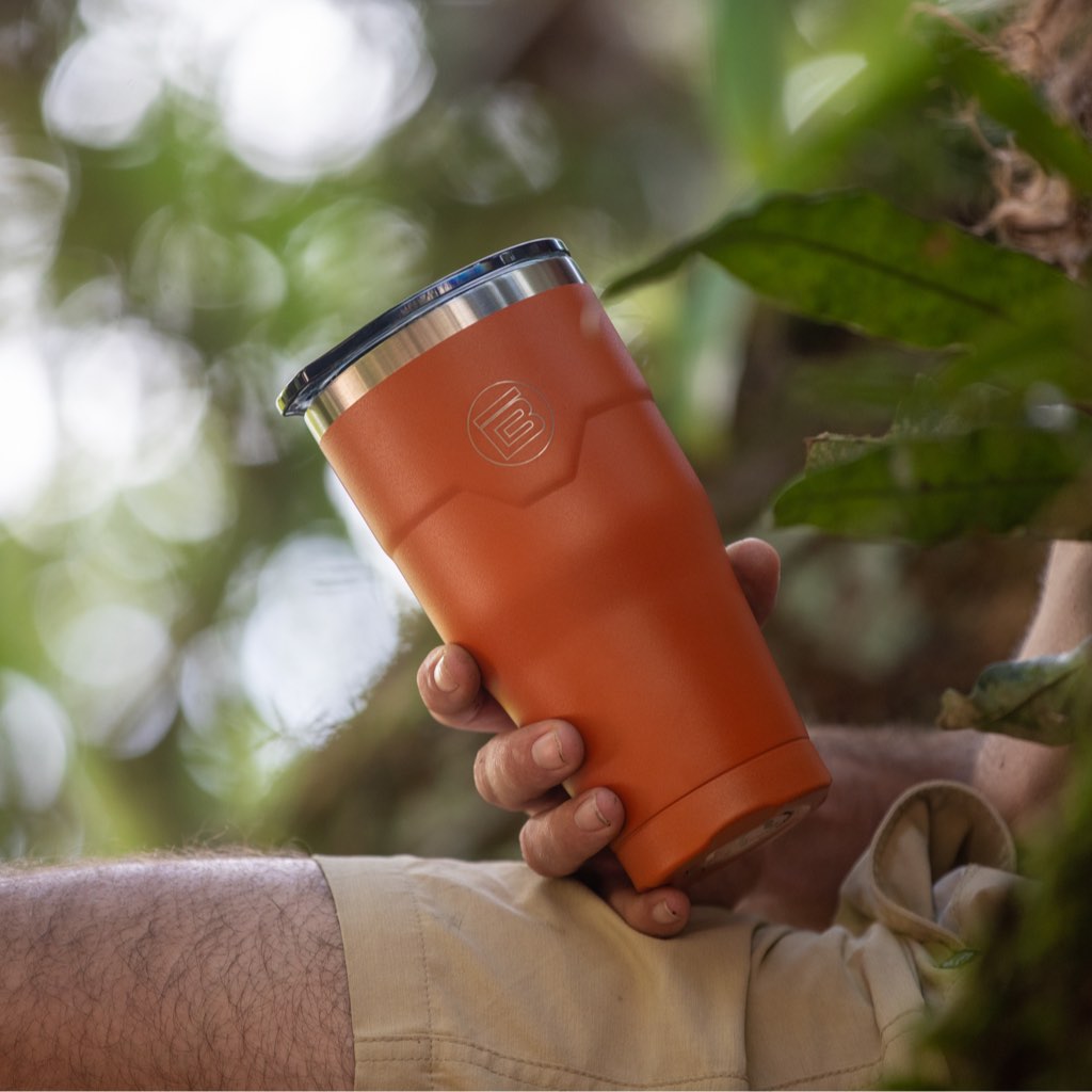 A detailed image of the MAGNETumbler 32oz with Lid Sedona, showing its design and key features.