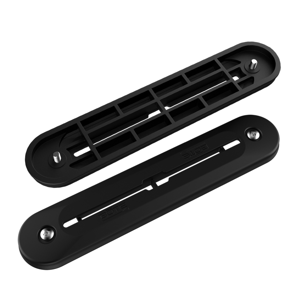 Side view of the Rail Rac slide tracks