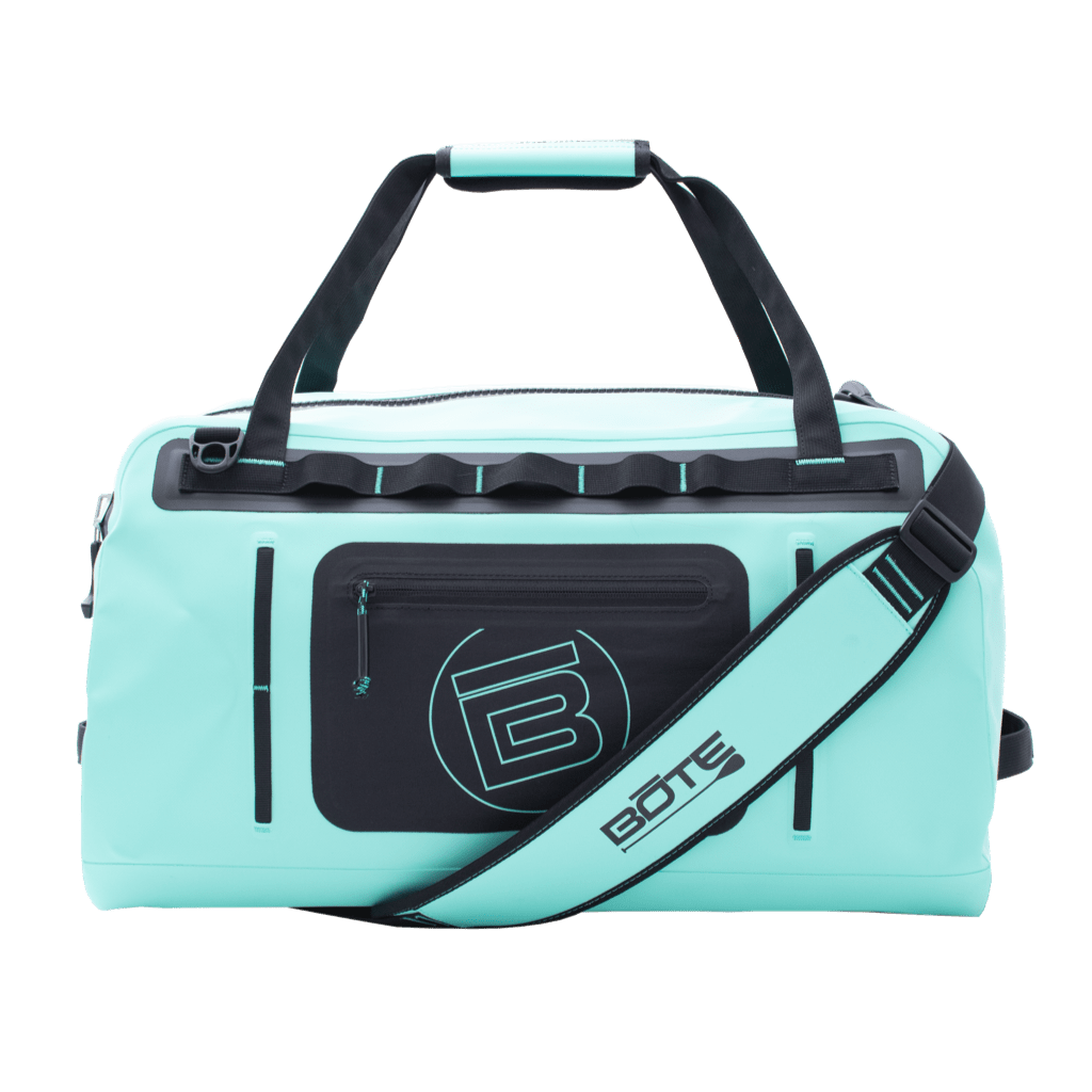 Front of the Highwater Duffel Seafoam